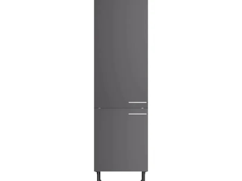 Optifit Küchenschränke<Küchen-Hochschrank Ingvar420 60 cm x 211,8 cm x 58,4 cm Anthrazit Matt