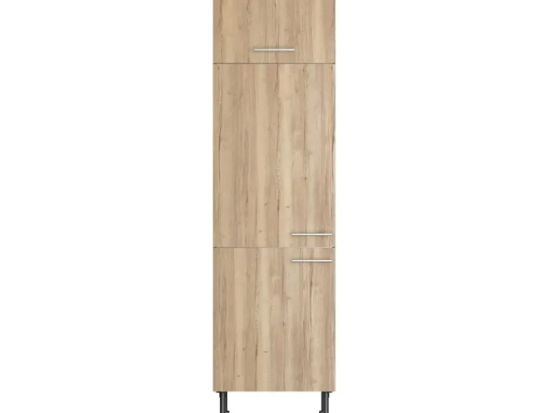 Optifit Kühlschränke|Küchenschränke<Küchen-Hochschrank für Kühlschr. Erik290 60cmx211,8cmx60cm WildEiche