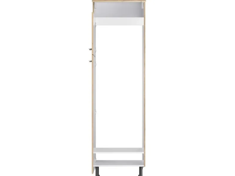 Optifit Kühlschränke|Küchenschränke<Küchen-Hochschrank für Kühl-Gefrier-Kombi Erik290 60 cm Wildeiche
