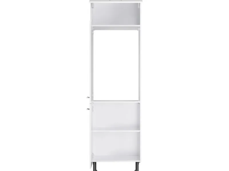 Optifit Küchen-Hochschrank für Kühlschrank Bengt932 60cm x 211,8cm x 58,4cm Weiß< Kühlschränke