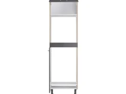 Best Optifit Küchen-Hochschrank für Backof./Kühlschr. Jonte984 60cm Anthra.-WildEiche
