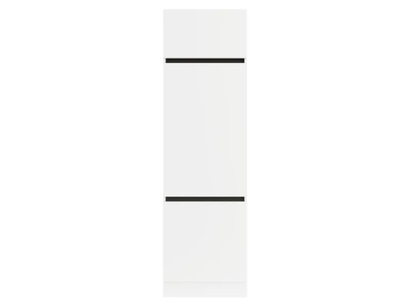 New Optifit Küchen-Hochschrank 60 x 206,8 x 57,1 cm Luca932 Weiß Anthrazit Weiß-Anthrazit