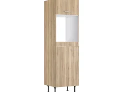 Optifit Küchen-Hochschrank für Backofen und Kühlschrank Erik290 60 cm Wildeiche< Kühlschränke|Küchenschränke