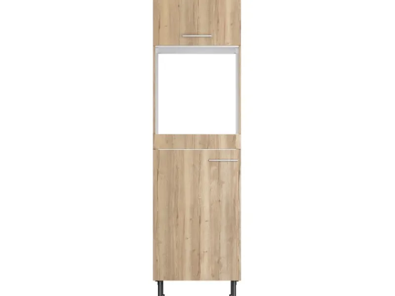 Optifit Küchen-Hochschrank für Backofen und Kühlschrank Erik290 60 cm Wildeiche< Kühlschränke|Küchenschränke