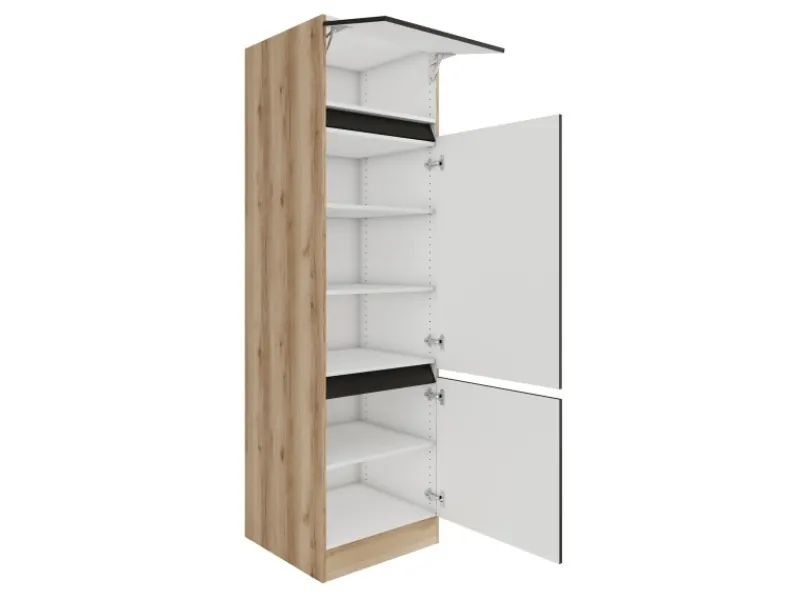 Optifit Küchenschränke<Küchen-Hochschrank 60 x 206,8 x 57,1 cm Noah420 Wildeiche NB