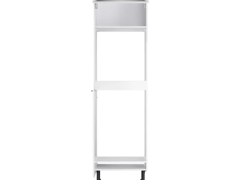 Optifit Küchen-Hochschrank für Backofen und Kühlschrank Arvid986 60 cm Weiß