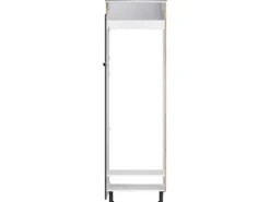 Discount Optifit Küchen-Hochschrank f. Kühl-Gefrier-Kombi Linus984 60cm Anthra.-WildEiche
