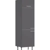 Online Optifit Küchen-Hochschrank für Kühlschrank Ingvar420 60 cm Anthrazit Matt
