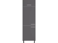 Online Optifit Küchen-Hochschrank für Kühlschrank Ingvar420 60 cm Anthrazit Matt