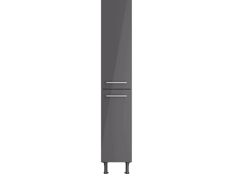 Outlet Optifit Küchen-Midi-Apothekerschrank Jonte984 30 cm Anthrazit-Wildeiche