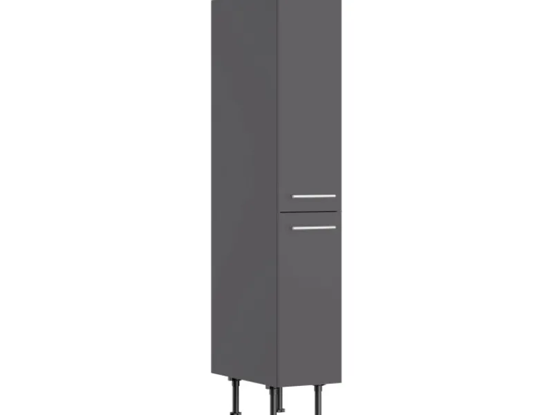 Optifit Küchenschränke<Küchen-Midi-Apothekerschrank Ingvar420 30cmx176,6cmx58,4cm Anthra. Matt