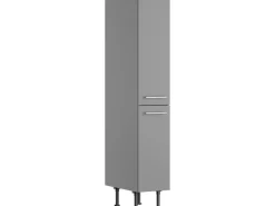Optifit Küchen-Midi-Apothekerschrank Mats825 30cm x 176,6cm x 58,4cm Basaltgrau