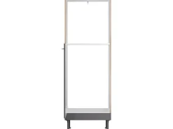 Optifit Kühlschränke<Küchen-Midischr. für Backo. und Kühls. Jonte984 60cm Anthrazit-Wildeiche