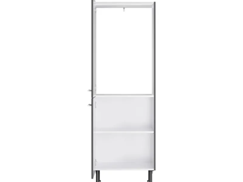 Optifit Kühlschränke|Küchenschränke<Küchen-Midischrank für Kühlschrank Ingvar420 60 cm Anthrazit Matt