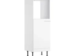 Optifit Küchen-Midischrank für Backofen und Kühlschrank Bengt932 60 cm Weiß< Kühlschränke|Herde