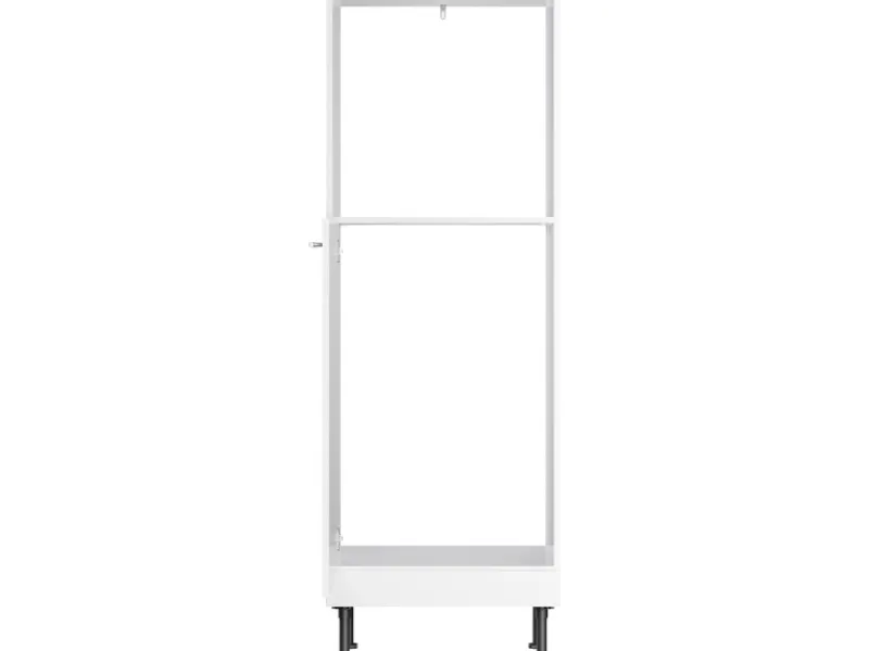 Optifit Küchen-Midischrank für Backofen und Kühlschrank Bengt932 60 cm Weiß< Kühlschränke|Herde