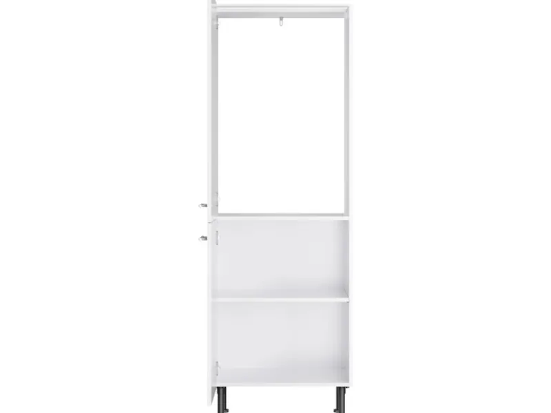 Optifit Küchen-Midischrank für Kühlschrank Bengt932 60cm x 176,6cm x 58,4cm Weiß< Küchenschränke