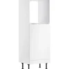 Optifit Single-Küchen|Pantryküchen<Küchen-Midischrank für Backofen und Kühlschrank Arvid986 60 cm Weiß