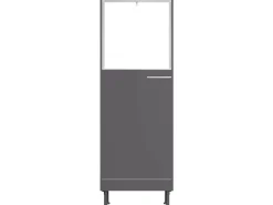 Optifit Einbauküchen<Küchen-Midi-Schrank f. Backofen und Kühls. Ingvar420 60cm Anthrazit Matt