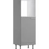 Optifit Küchen-Midi-Schrank für Backofen und Kühls. Mats825 60 cm Basaltgrau< Kühlschränke|Küchenschränke