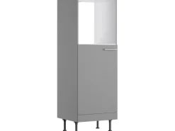 Optifit Küchen-Midi-Schrank für Backofen und Kühls. Mats825 60 cm Basaltgrau< Kühlschränke|Küchenschränke