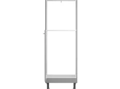 Optifit Küchen-Midi-Schrank für Backofen und Kühls. Mats825 60 cm Basaltgrau< Kühlschränke|Küchenschränke