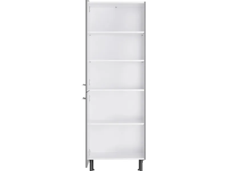 Outlet Optifit Küchen-Midischrank Mats825 60 cm x 176,6 cm x 58,4 cm Basaltgrau