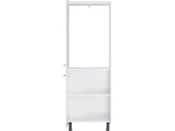 Sale Optifit Küchen-Midischrank für Kühlschrank Rurik986 60cm x 176,6cm x 58,4cm Weiß
