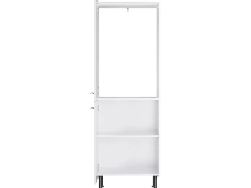 Sale Optifit Küchen-Midischrank für Kühlschrank Rurik986 60cm x 176,6cm x 58,4cm Weiß