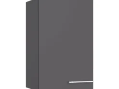 Optifit Küchenschränke<Küchen-Oberschrank Ingvar420 45 cm x 70,4 cm x 34,9 cm Anthrazit Matt