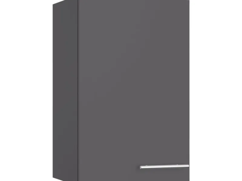 Optifit Küchenschränke<Küchen-Oberschrank Ingvar420 45 cm x 70,4 cm x 34,9 cm Anthrazit Matt