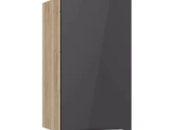 Optifit Küchen-Oberschrank Linus984 40cm x 70,4cm x 34,9cm Anthrazit-Wildeiche< Küchenschränke
