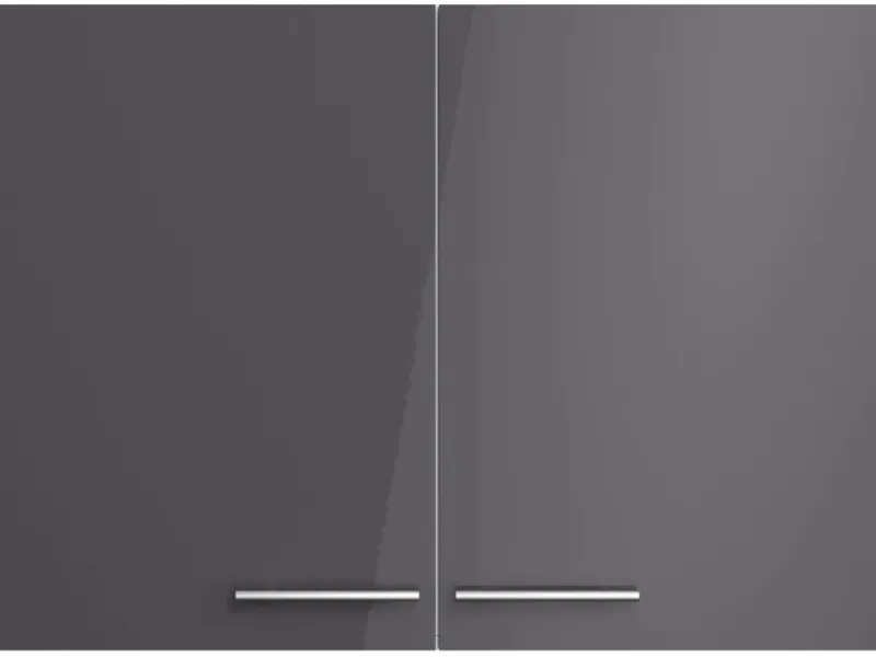 Hot Optifit Küchen-Oberschrank Jonte984 100 x 70,4 x 34,9 cm Anthrazit-Wildeiche