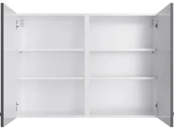 Hot Optifit Küchen-Oberschrank Jonte984 100 x 70,4 x 34,9 cm Anthrazit-Wildeiche
