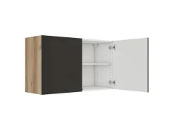 Optifit Küchen-Oberschrank 100 x 57,6 x 34,6 cm Noah420 Wildeiche NB< Küchenschränke