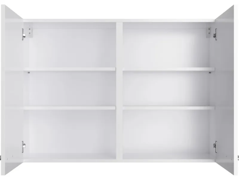 Optifit Küchen-Oberschrank Rurik986 100 cm x 70,4 cm x 34,9 cm Weiß< Küchenschränke