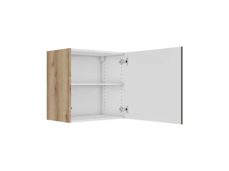 Optifit Küchenschränke<Küchen-Oberschrank 60 x 57,6 x 34,6 cm Noah420 Wildeiche NB