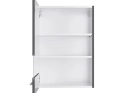 Optifit Küchenschränke<Küchen-Oberschrank mit Glassegment Ingvar420 50 cm Anthrazit Matt
