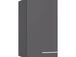 Optifit Küchenschränke<Küchen-Oberschrank Ingvar420 40 cm x 70,4 cm x 34,9 cm Anthrazit Matt