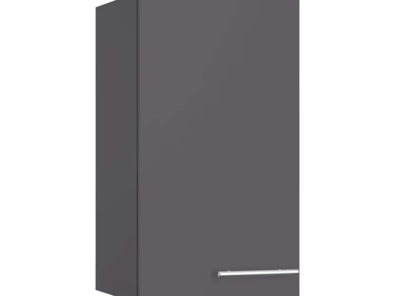 Optifit Küchenschränke<Küchen-Oberschrank Ingvar420 40 cm x 70,4 cm x 34,9 cm Anthrazit Matt
