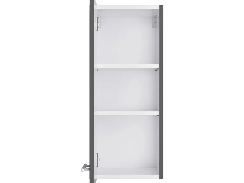 Best Optifit Küchen-Oberschrank Ingvar420 30 cm x 70,4 cm x 34,9 cm Anthrazit Matt