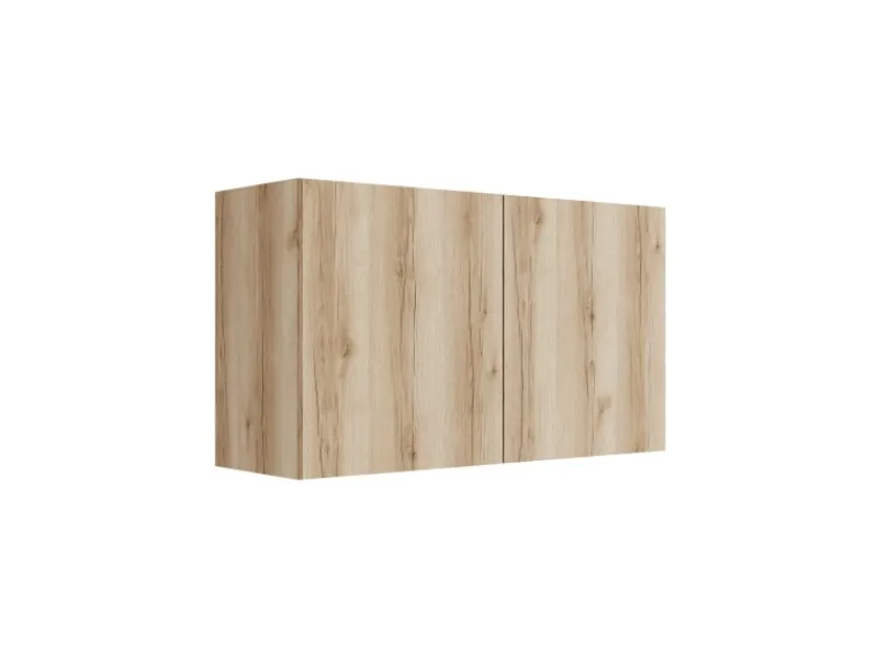 New Optifit Küchen-Oberschrank 100 x 57,6 x 34,6 cm Kaya290 Nachbildung Wildeiche