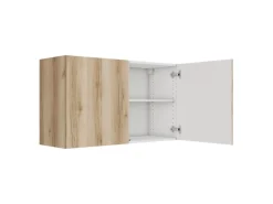 New Optifit Küchen-Oberschrank 100 x 57,6 x 34,6 cm Kaya290 Nachbildung Wildeiche