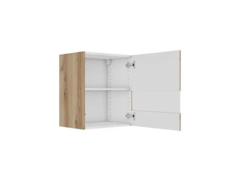 Optifit Küchenschränke<Küchen-Oberschrank m. Segmentglastür 50x57,6x34,6cm Kaya290 NB