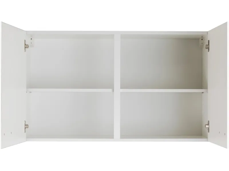 Optifit Küchen-Oberschrank Salo214 100 cm Weiß< Küchenschränke