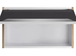 Optifit Küchenschränke<Küchen-Oberschrank Linus984 60cm x 35,2cm x 34,9cm Anthrazit-Wildeiche