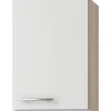 Optifit Küchenschränke<Küchen-Oberschrank Dakar286 40 cm x 57,6 cm x 34,6 cm Weiß-Eiche