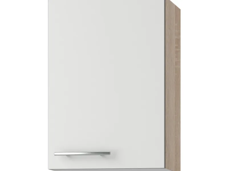 Optifit Küchenschränke<Küchen-Oberschrank Dakar286 40 cm x 57,6 cm x 34,6 cm Weiß-Eiche