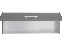 Optifit Küchen-Oberschrank Mats825 90 cm x 35,2 cm x 34,9 cm Basaltgrau< Küchenschränke