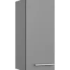 Optifit Küchenschränke<Küchen-Oberschrank Mats825 30 cm x 70,4 cm x 34,9 cm Basaltgrau